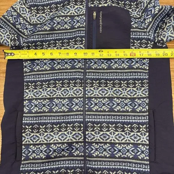 Kid’s Vineyard Vines Fair Isle Jacket Size XL 18 - Picture 9 of 12